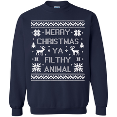 Merry Christmas Ya Filthy Animal Sweater - NINONINE