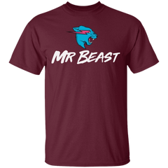 Mr Beast Shirt - Maroon