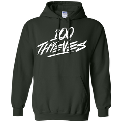 100 Thieves Hoodie - Forest Green - Shipping Worldwide - NINONINE