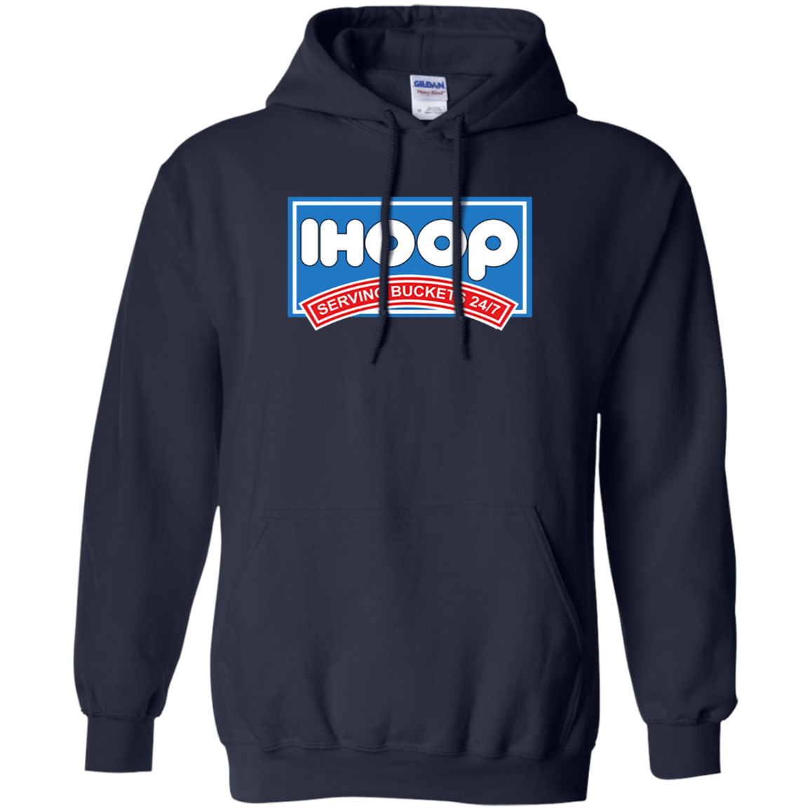 Ihoop Hoodie - Navy - Shipping Worldwide - NINONINE