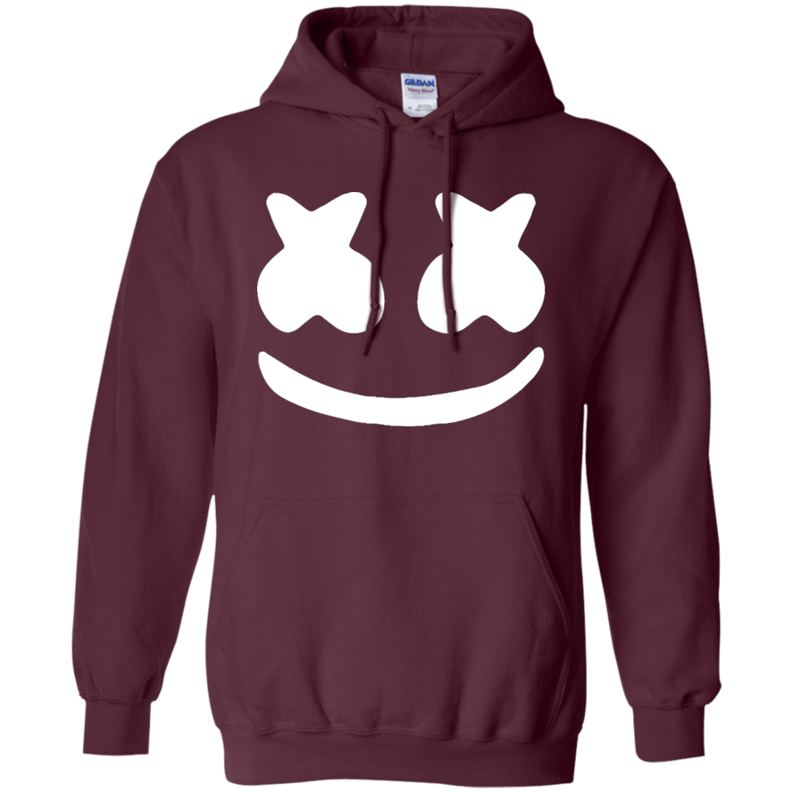 Marshmello Hoodie - Maroon - Shipping Worldwide - NINONINE