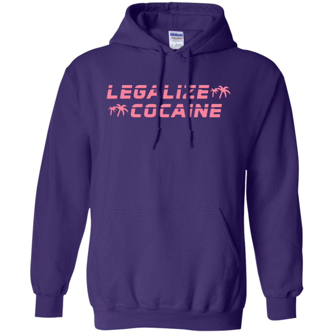 Legalize Cocaine Hoodie - Purple - Shipping Worldwide - NINONINE