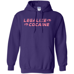 Legalize Cocaine Hoodie - Purple - Shipping Worldwide - NINONINE