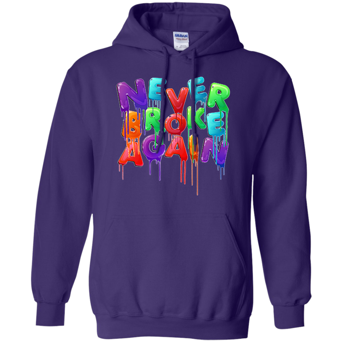 Never Broke Again Hoodie Colorful - NINONINE