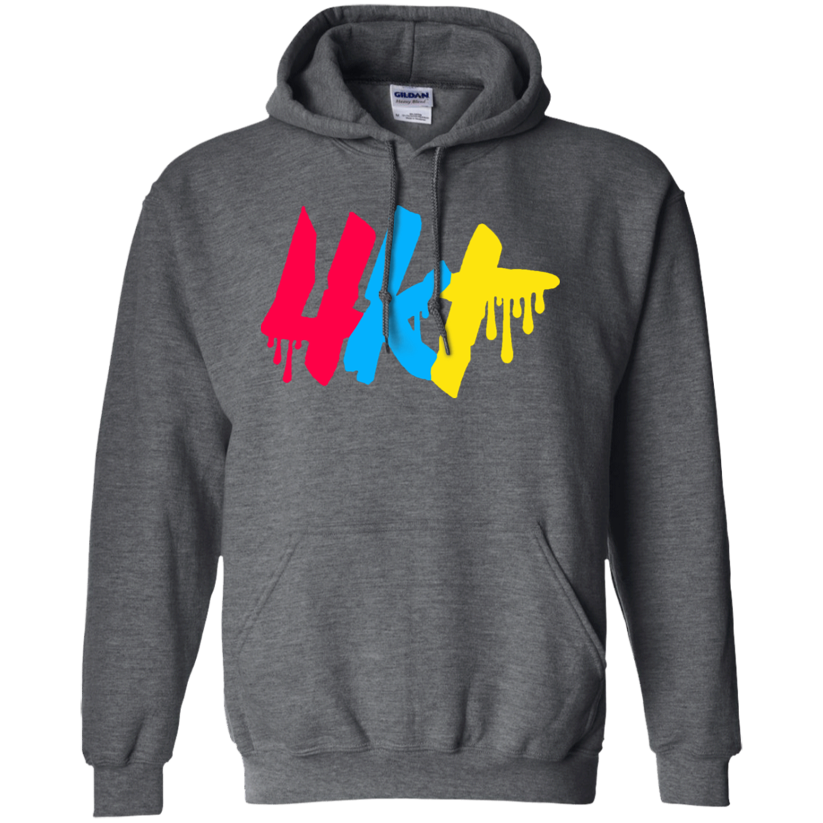 4kt Hoodie - Dark Heather - Shipping Worldwide - NINONINE