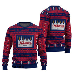 Hamm's Snowing Christmas Ugly Sweater