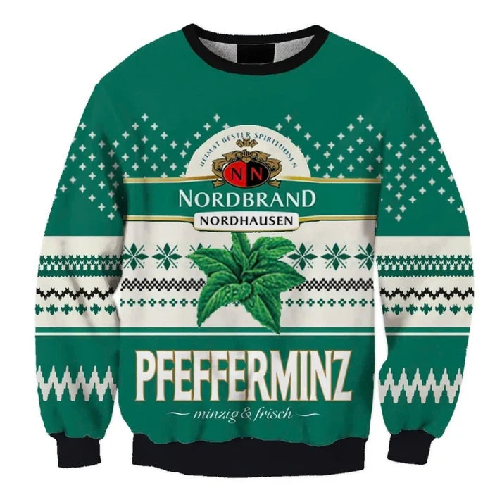 Nordbrand Pfefferminz Ugly Sweater