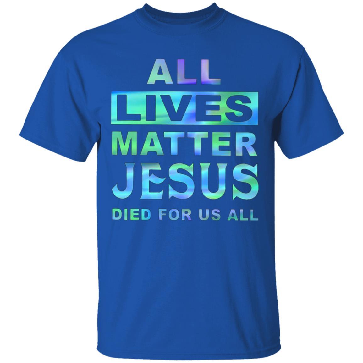 All Lives Matter T Shirt - Royal - NINONINE