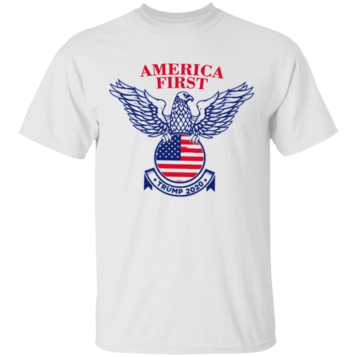 America First Shirt - White - NINONINE