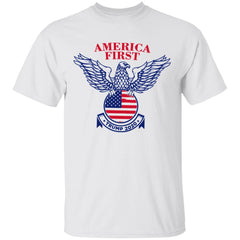 America First Shirt - White - NINONINE