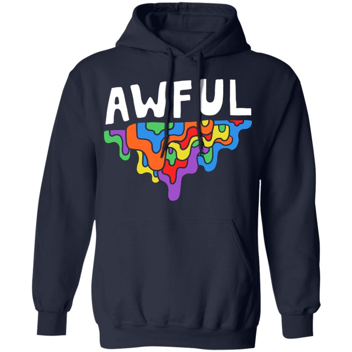 Awful Crayon Hoodie - Navy - NINONINE