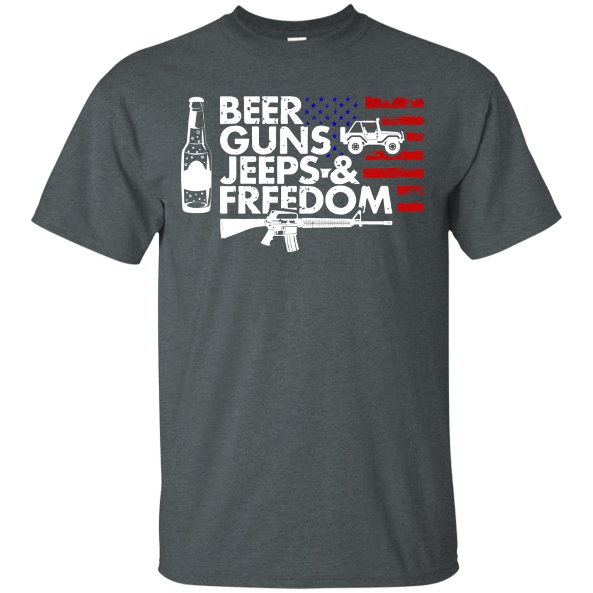 Beer Guns Jeeps & Freedom Shirt - NINONINE