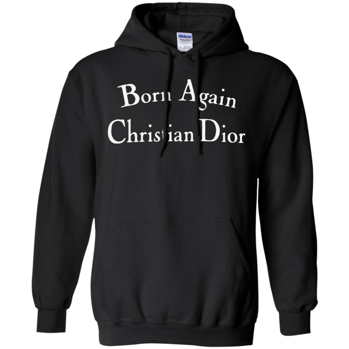 Born Again Christian Dior Hoodie Dark - Black / S -