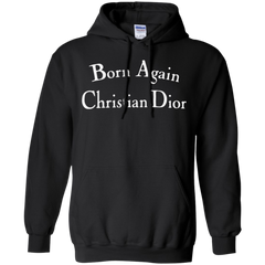 Born Again Christian Dior Hoodie Dark - Black / S -