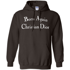 Born Again Christian Dior Hoodie Dark - Dark Chocolate / S -