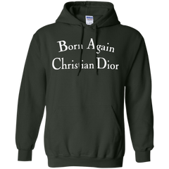 Born Again Christian Dior Hoodie Dark - Forest Green / S -