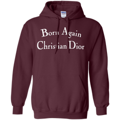 Born Again Christian Dior Hoodie Dark - Maroon / S -