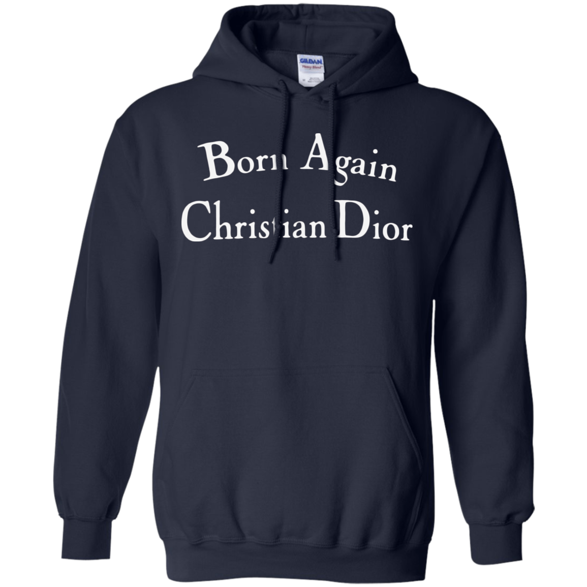 Born Again Christian Dior Hoodie Dark - Navy / S -