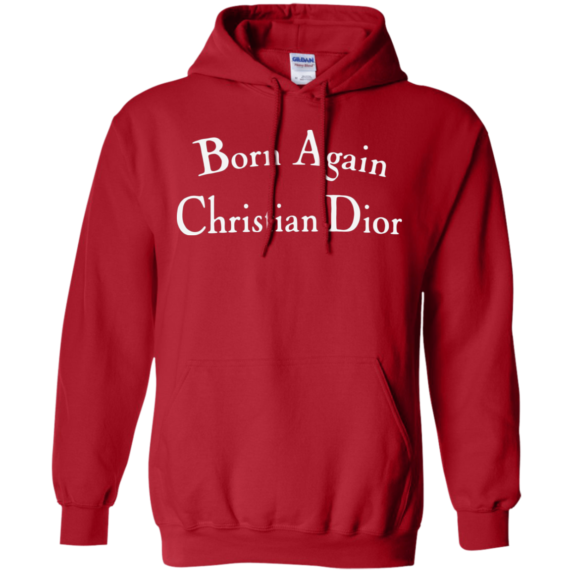 Born Again Christian Dior Hoodie Dark - Red / S -