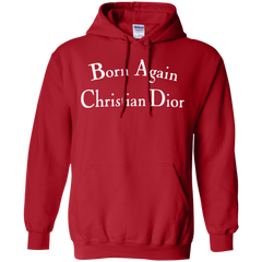 Born Again Christian Dior Hoodie Dark - Red / S -