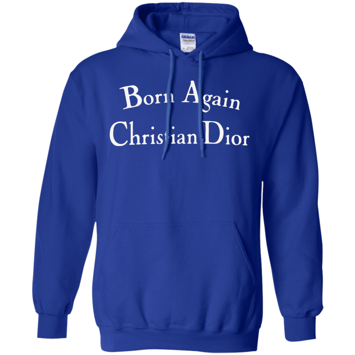 Born Again Christian Dior Hoodie Dark - Royal / S -