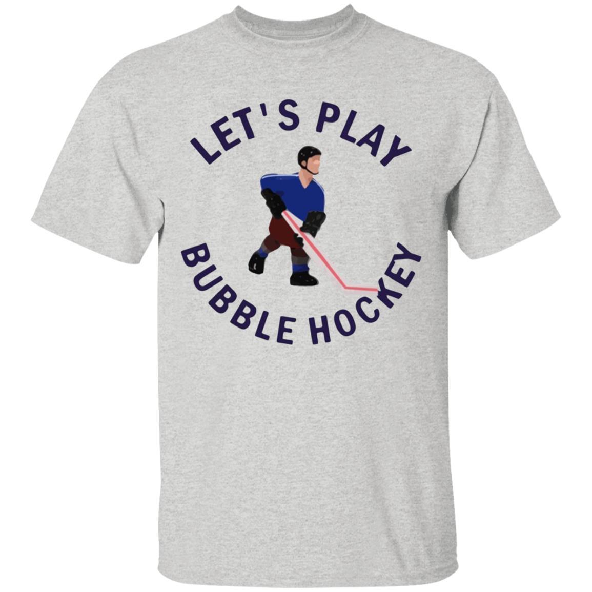 Bubble Hockey Shirt - Ash - NINONINE