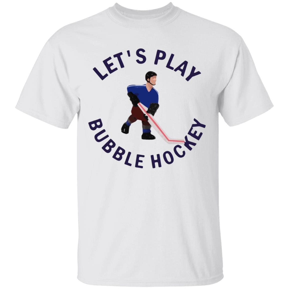 Bubble Hockey Shirt - White - NINONINE