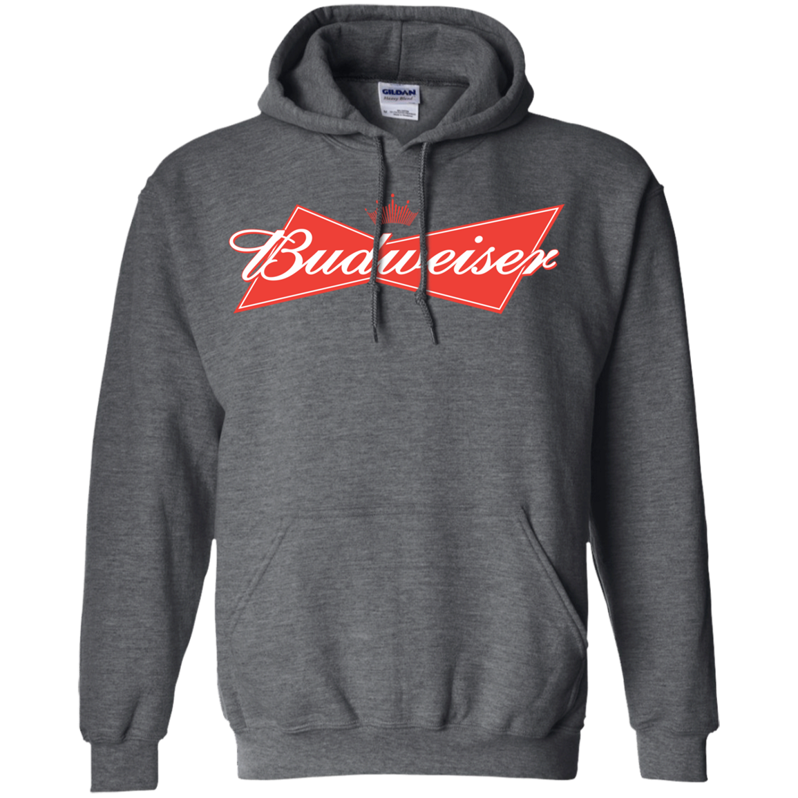 Budweiser Hoodie - Dark Heather / S - Sweatshirts