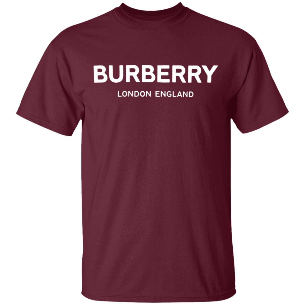 Burberry T Shirt - Maroon - NINONINE