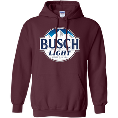 Busch Light Hoodie - Maroon / S - Sweatshirts