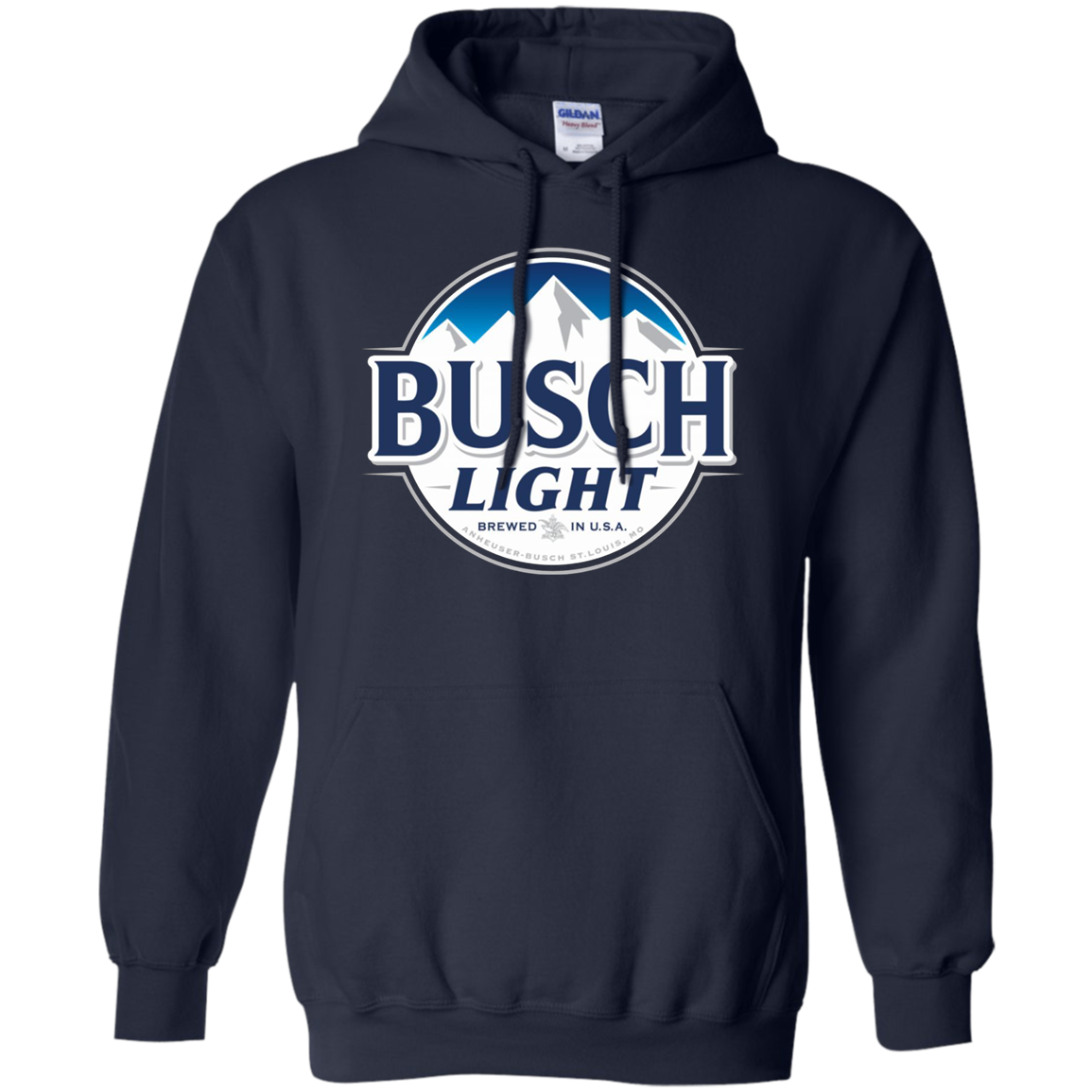 Busch Light Hoodie - Navy / S - Sweatshirts