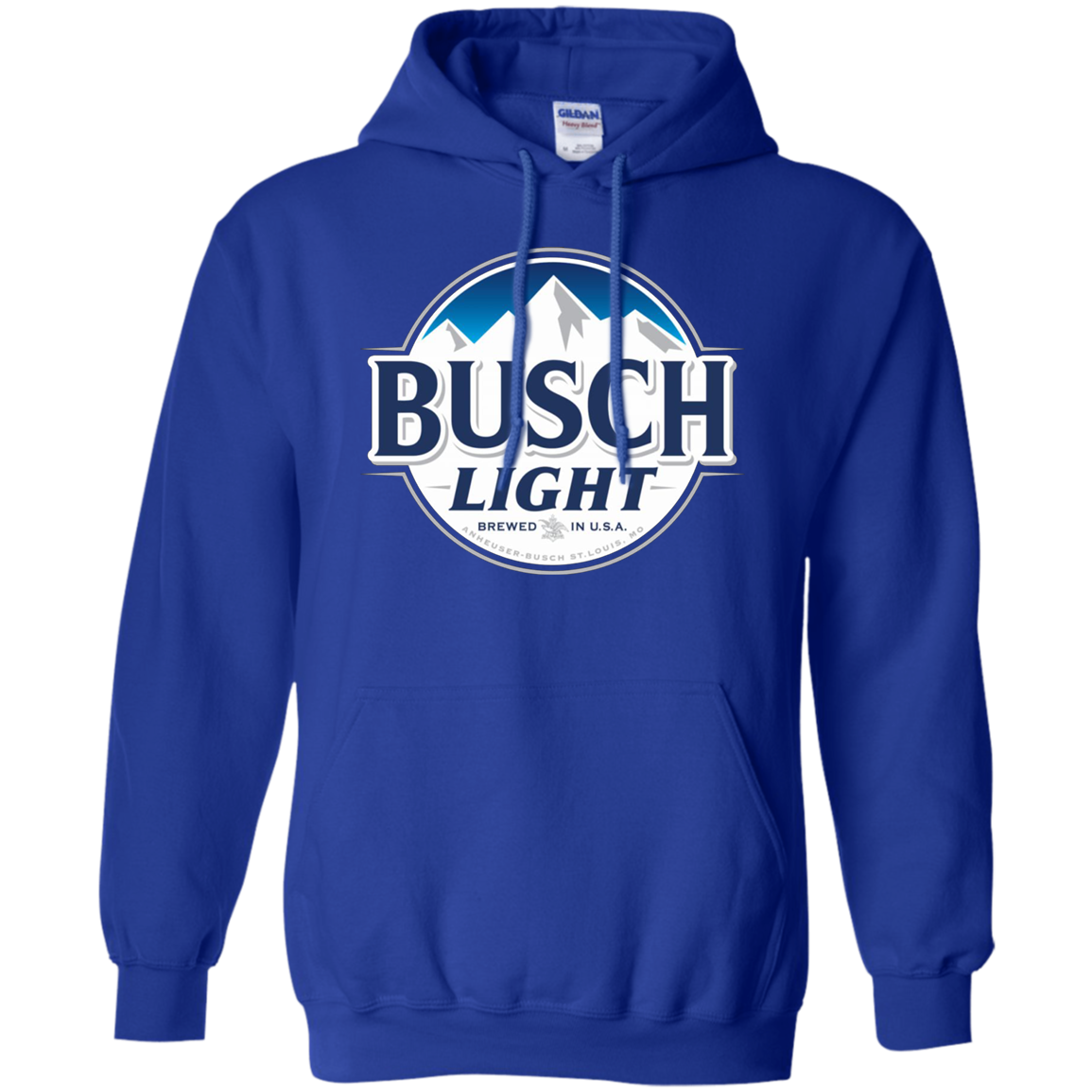 Busch Light Hoodie - Royal / S - Sweatshirts