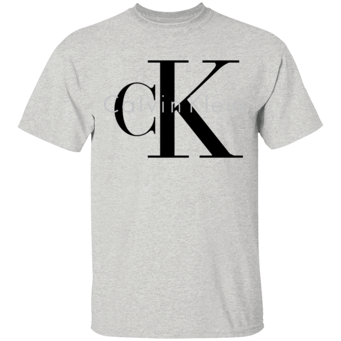 Calvin Klein T Shirt Light-Ash-S-NINONINE