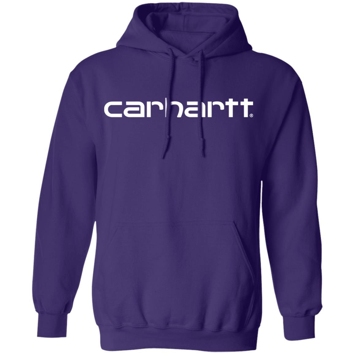 Carhartt Hoodie Logo - Purple - NINONINE