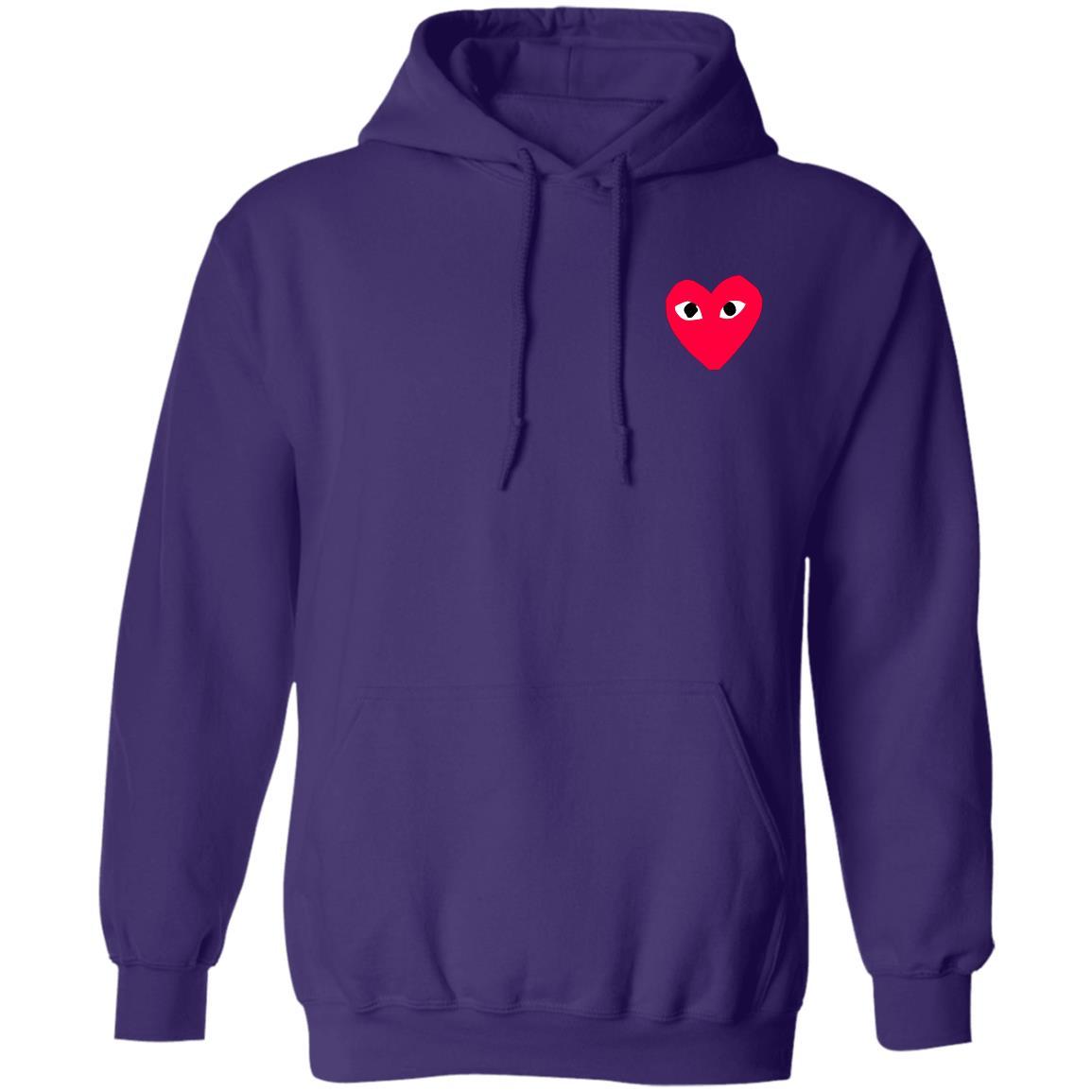 Cdg Hoodie - Purple - NINONINE