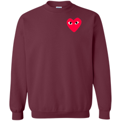 Cdg Sweatshirt Sweater - Maroon - Shipping Worldwide - NINONINE