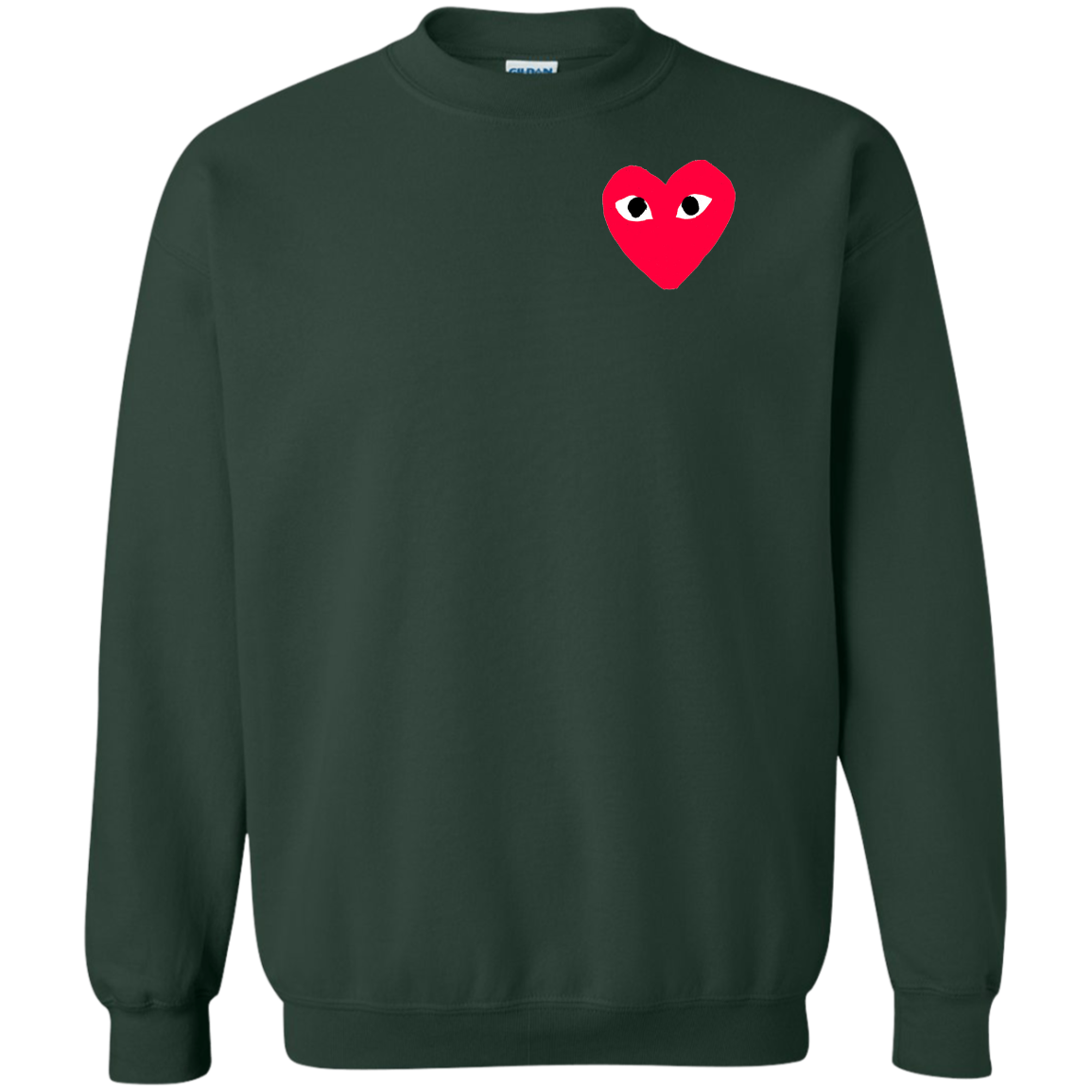 Cdg Sweatshirt Sweater - Forest Green - Shipping Worldwide - NINONINE