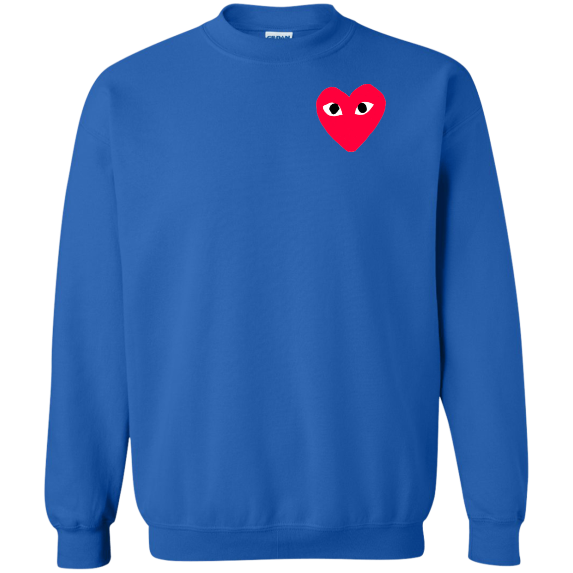 Cdg Sweatshirt Sweater - Royal - Shipping Worldwide - NINONINE