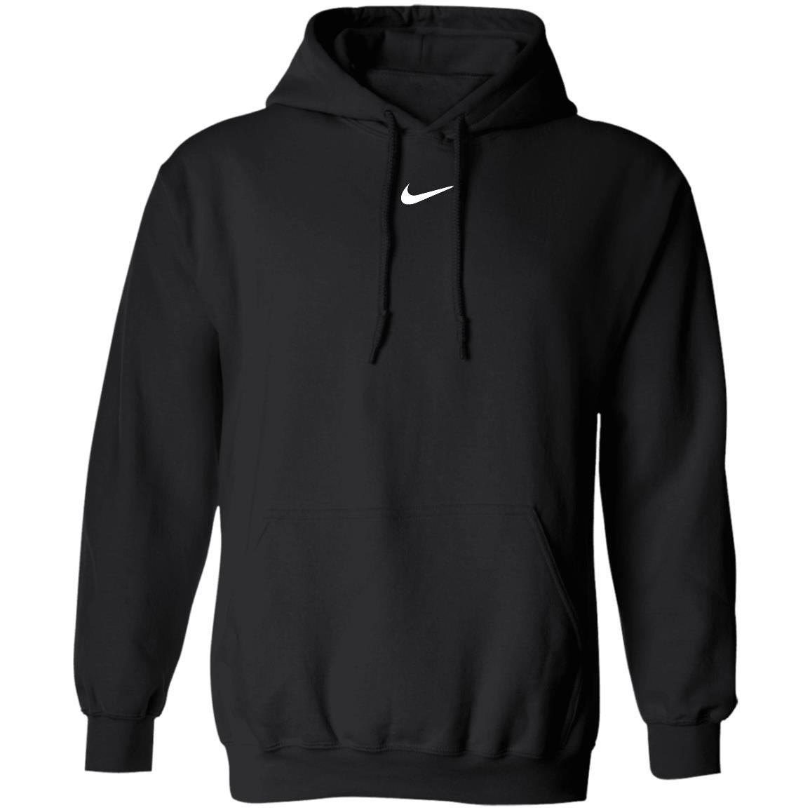 Center Swoosh Nike Hoodie - Black - NINONINE