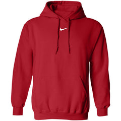 Center Swoosh Nike Hoodie - Red - NINONINE