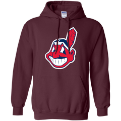 Cleveland Indians Hoodie - Maroon / S - Sweatshirts