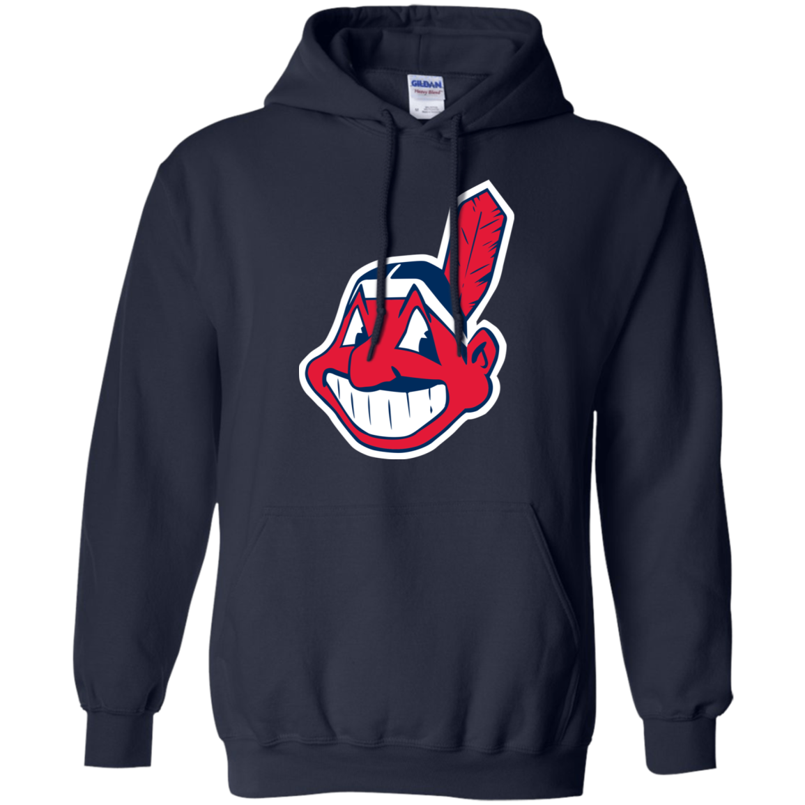 Cleveland Indians Hoodie - Navy / S - Sweatshirts