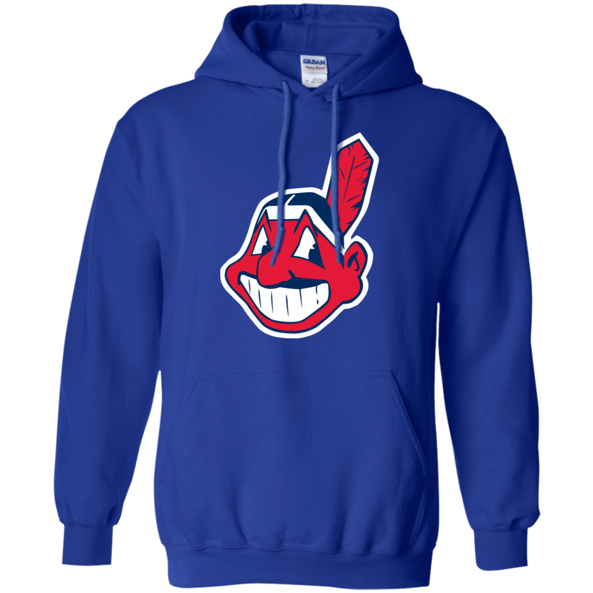 Cleveland Indians Hoodie - Royal / S - Sweatshirts