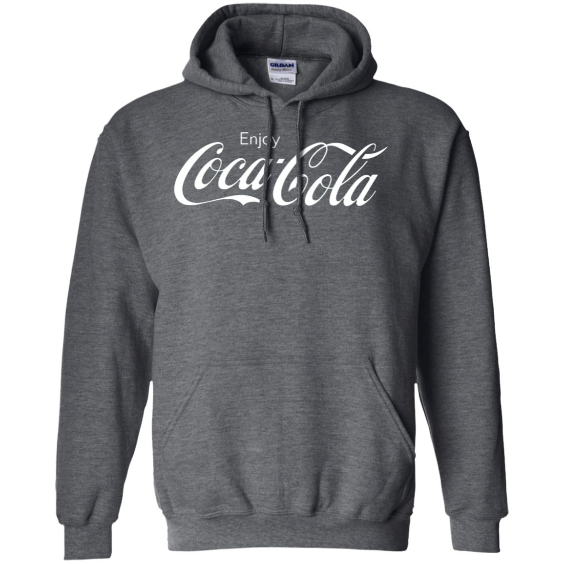 Coca Cola Hoodie - Dark Heather / S - Sweatshirts