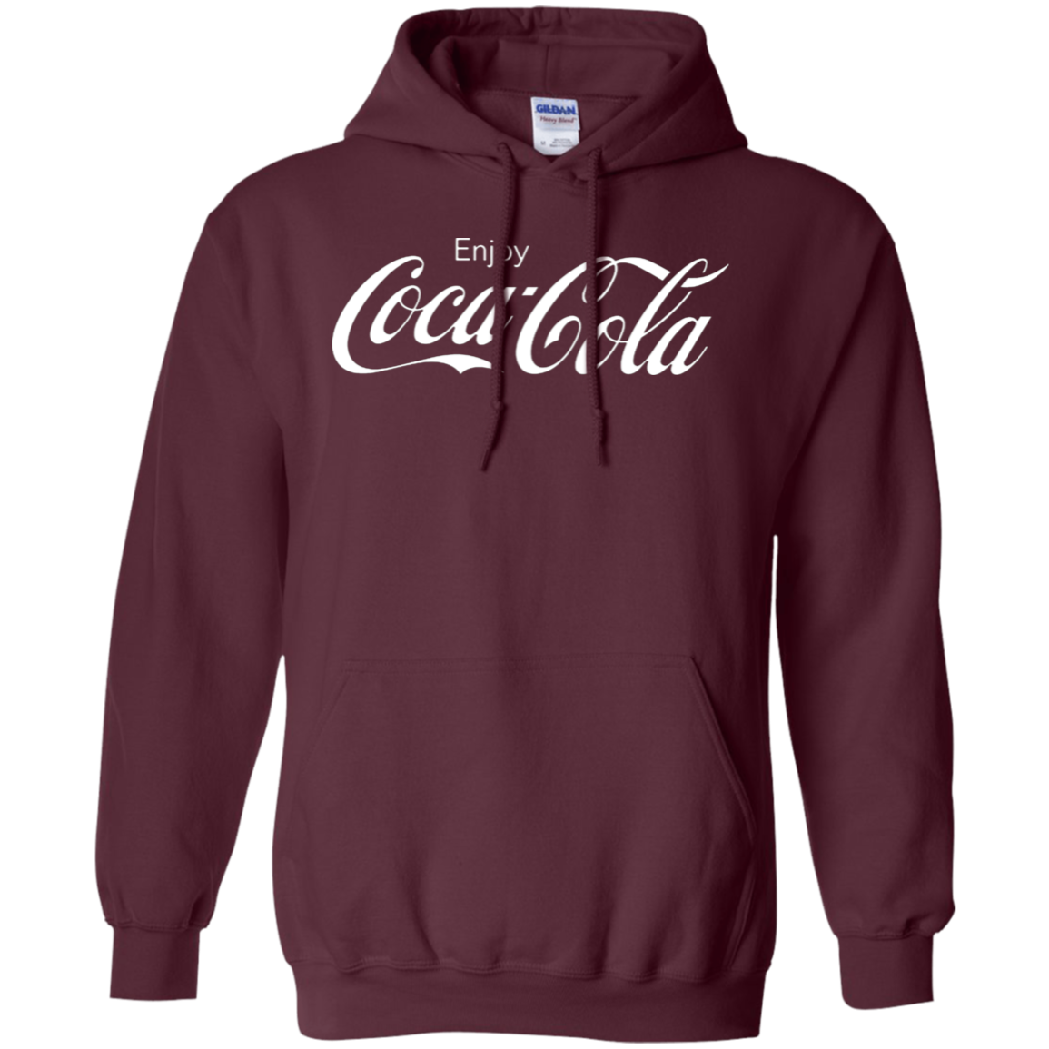 Coca Cola Hoodie - Maroon / S - Sweatshirts