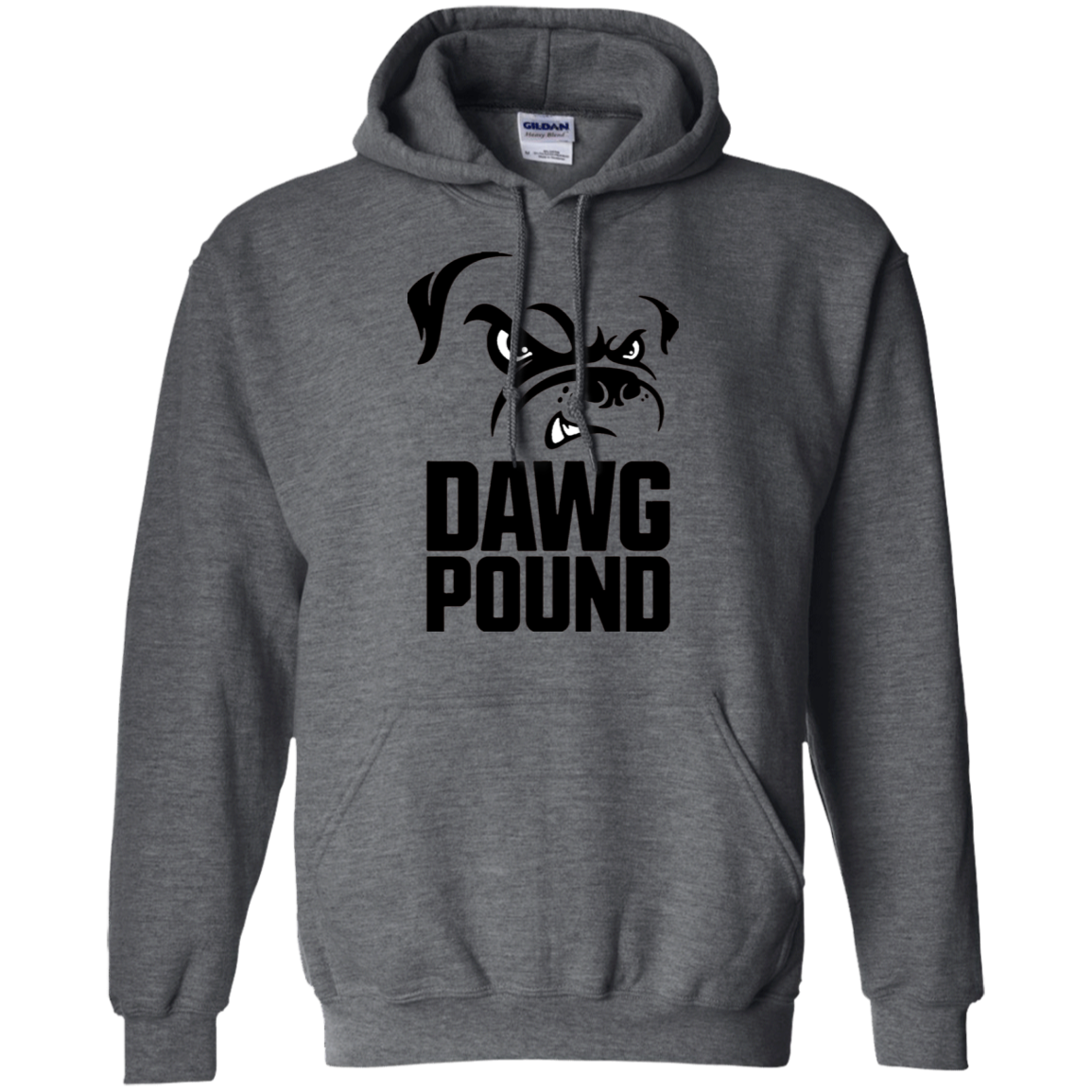 Dawg Pound Hoodie - Dark Heather / S - Sweatshirts