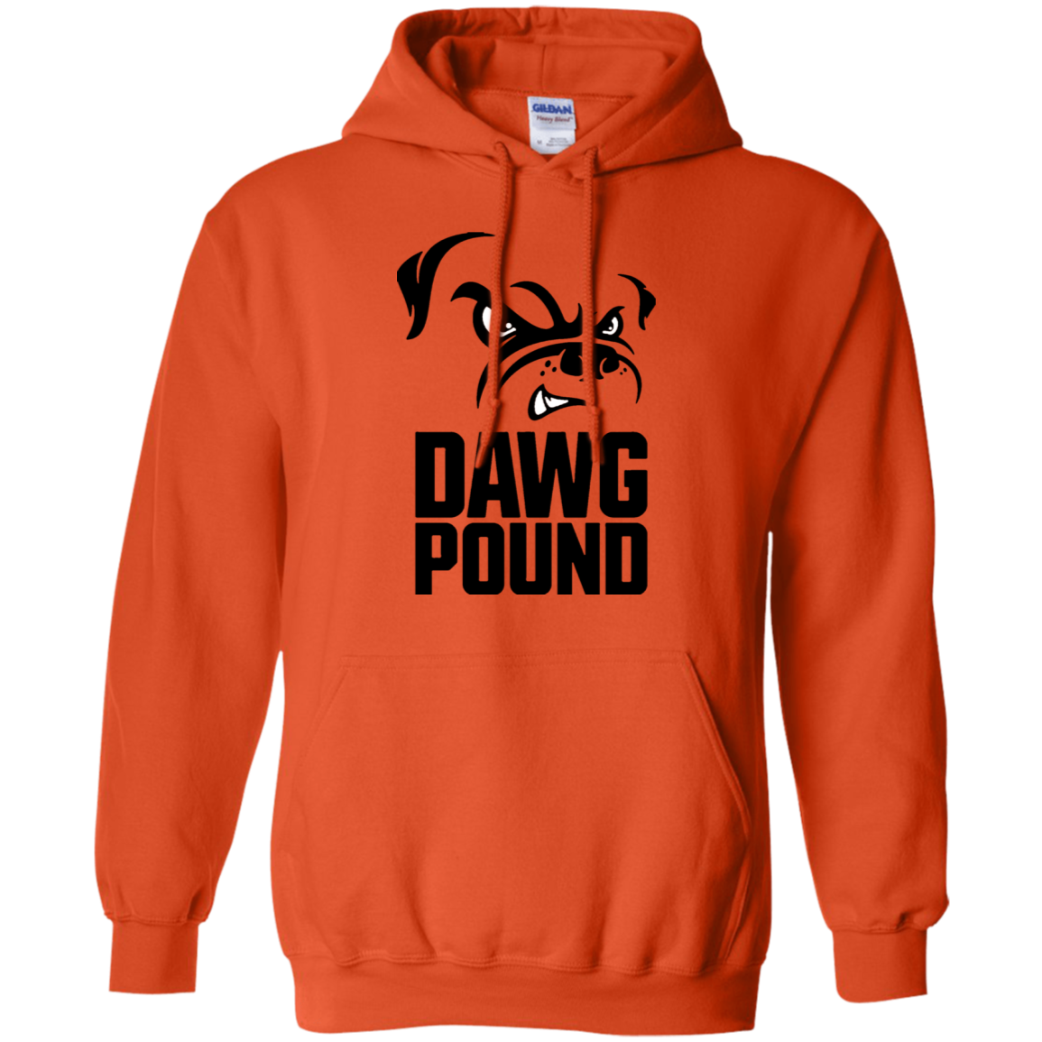 Dawg Pound Hoodie - Orange / S - Sweatshirts