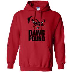 Dawg Pound Hoodie - Red / S - Sweatshirts