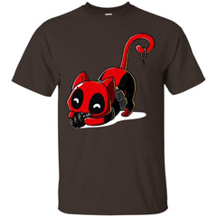 Deadpool Cat Shirt Playing With Grenade - NINONINE