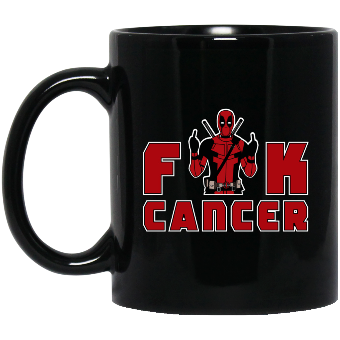 Deadpool Fuck Cancer Mug - NINONINE